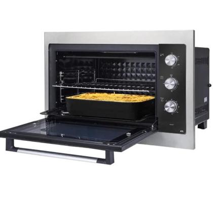 Imagem de Forno elétrico de embutir philco pfe47e preto com bordas inox 47l 127v