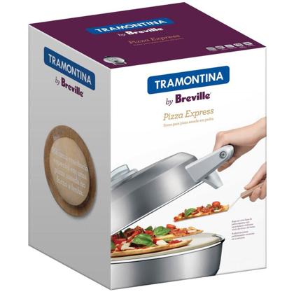 Imagem de Forno Elétrico de Pizza Tramontina Breville Bancada Cerâmica 30cm 350C 1000W Assa em 5 Minutos Caseira