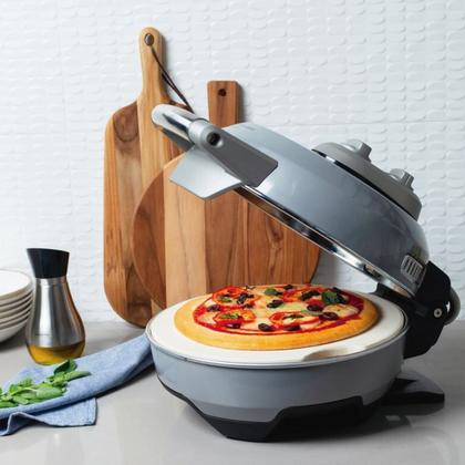 Imagem de Forno Elétrico de Pizza Tramontina Breville Bancada Cerâmica 30cm 350C 1000W Assa em 5 Minutos Caseira