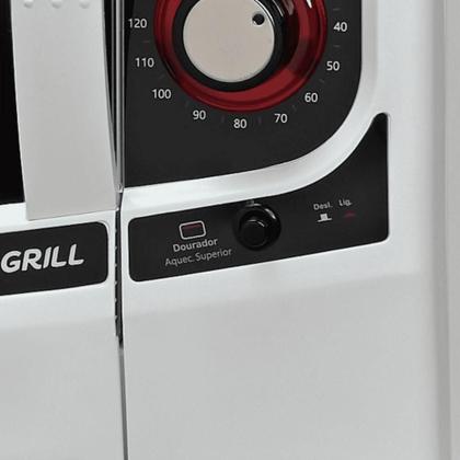 Imagem de Forno Elétrico Fischer Gourmet Grill Bancada 44L Branco 220V