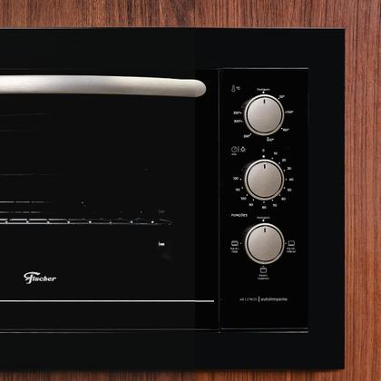 Imagem de Forno Elétrico Fit Line 220v Embutir 48L Preto Inox Fischer
