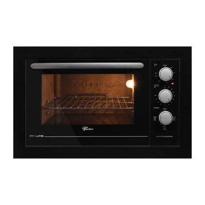 Imagem de Forno Elétrico Fit Line 220v Embutir 48L Preto Inox Fischer