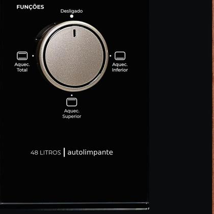 Imagem de Forno Elétrico Fit Line 220v Embutir 48L Preto Inox Fischer