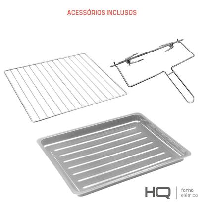 Imagem de Forno Elétrico HQ 66 Litros HQ66D 1800 Preto 127V