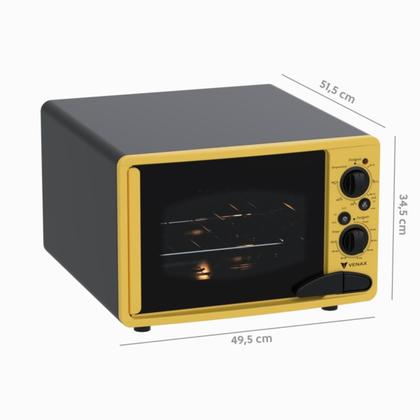 Imagem de Forno eletrico Luxo 45L Classic Vintage amarelo