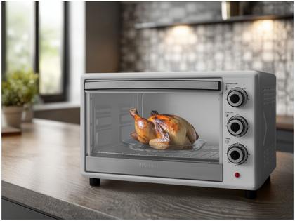 Imagem de Forno Elétrico Mondial 42L Family II 1600W FRN-42-W Branco/Inox 220V