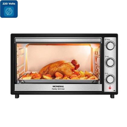 Imagem de Forno Elétrico Mondial 60 Litros Family Grill Preto FRN-60-BI - 220 Volts