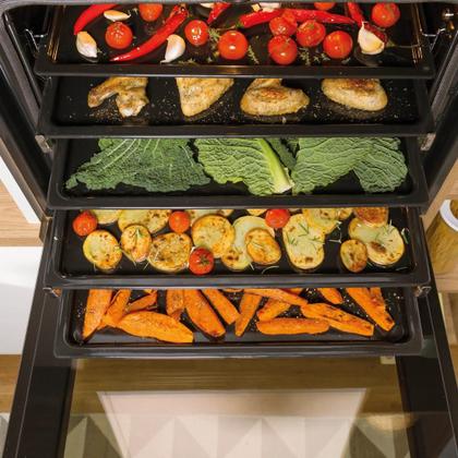 Imagem de Forno Elétrico Multifunções Gorenje HomeMade Air Fry Modo Sabbath 77 Litros Inox 60cm 220V BSA6747A04XBRWI