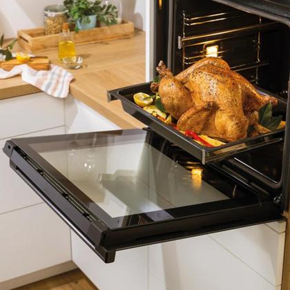 Imagem de Forno Elétrico Multifunções Gorenje HomeMade Air Fry Modo Sabbath 77 Litros Inox 60cm 220V BSA6747A04XBRWI