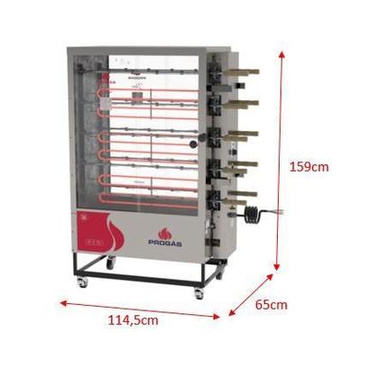 Imagem de Forno Indl Rot PR-6100E DUO 220V TRIFASICO (220T) - Progás