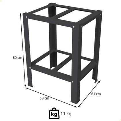 Imagem de Forno Industrial Convector Venâncio Elétrico Smart Basic Azul 4 Esteiras 220v Com Cavalete