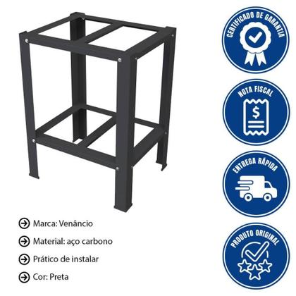 Imagem de Forno Industrial Convector Venâncio Elétrico Smart Basic Azul 4 Esteiras 220v Com Cavalete