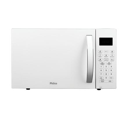 Forno Micro-Ondas 20 Litros Philco PMO23BB Branco 127V Imagem de Forno Micro-Ondas 20 Litros Philco PMO23BB Branco 127V