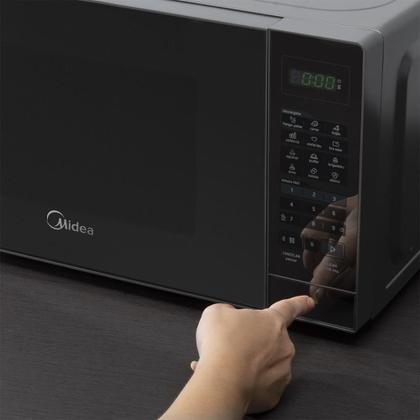 Imagem de Forno Micro-ondas Midea 20 Litros 700W Prata Com Porta Espelhada MRAE22 220V