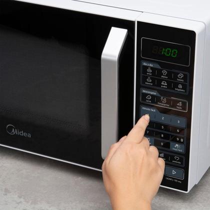 Imagem de Forno Micro-ondas Midea 27 Litros 800W Branco e Preto MXSA27P1 127V