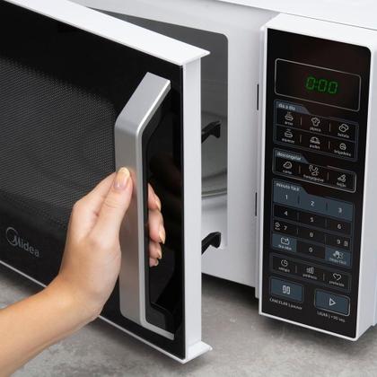 Imagem de Forno Micro-ondas Midea 27L 800W Branco e Preto MXSA27P1 - 110V