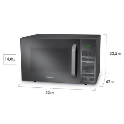 Imagem de Forno Micro-Ondas Midea 35 Litros Espelhado Prata 127v MXSA35S1
