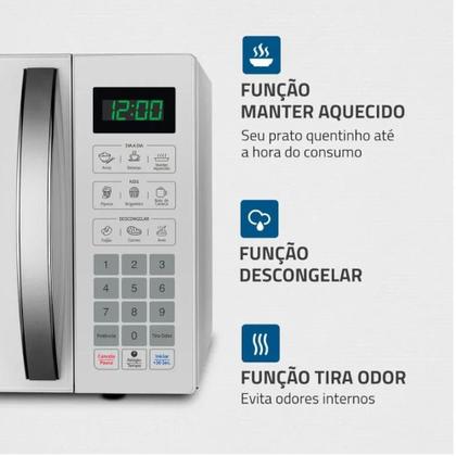 Imagem de Forno Micro-ondas Mondial 34 Litros MO-02-34 com 1400W Branco