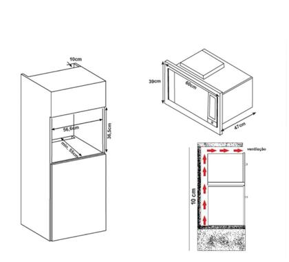 Imagem de Forno microondas cuisinart grill elétrico em aço inoxidável 31 litros 220v 4092840018