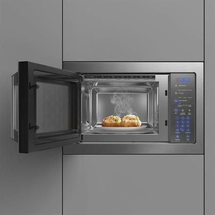 Imagem de Forno microondas electrolux inox home pro 34lt 127v mx43t 54341hba189