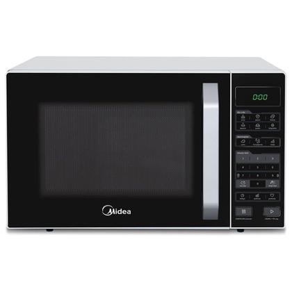 Imagem de Forno Microondas Midea MXSA27P1 Premium 27L 800W Funções Programadas Branco Preto 110V
