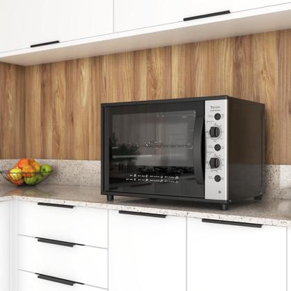 Imagem de Forno Terim Elétrico Bancada Smart60 Black com Espeto 60 Litros