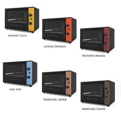Imagem de Forno Terim Elétrico Bancada Top 60 Collor 60l Azul 220V