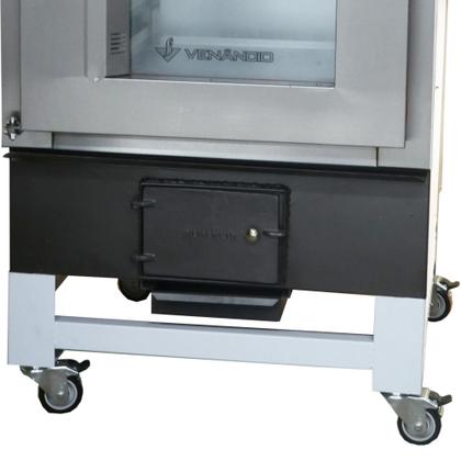 Imagem de Forno Turbo A Lenha Ciclone Venâncio 10 Esteiras Fornalha Traseira 220V Monofásico FCLT10-15510