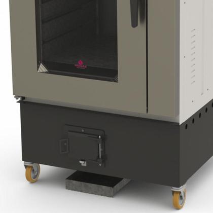 Imagem de Forno Turbo a Lenha Progás 8 Esteiras Fornalha Frontal PRTLF-8000ST