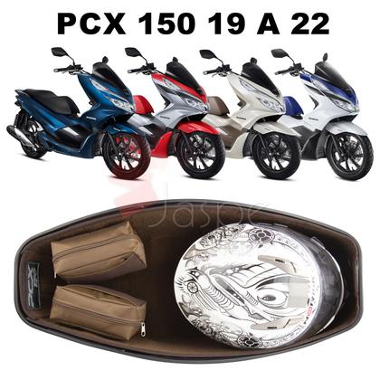 Imagem de Forração Honda Pcx 150 Baú 19 20 Forro Premium Marrom