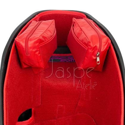 Imagem de Forração Honda Pcx Sport Forro Premium Baú 16 18 Vermelho