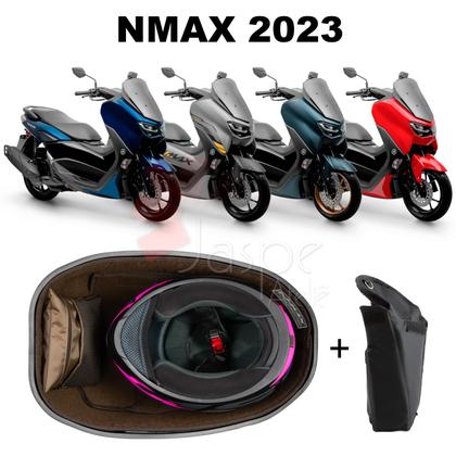 Imagem de Forração Nmax 2023 Connected Forro Standard Marrom + Guidão