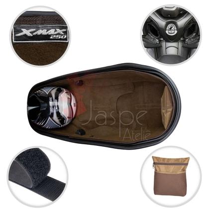 Imagem de Forração Yamaha Xmax 250 Forro Baú Standard Marrom Acessório