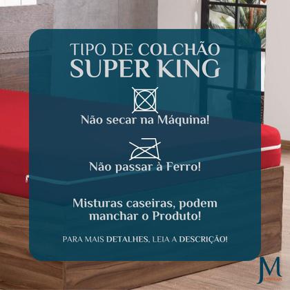 Imagem de Forro Cama King Capa Colchao Em Malha Zíper Luxo E