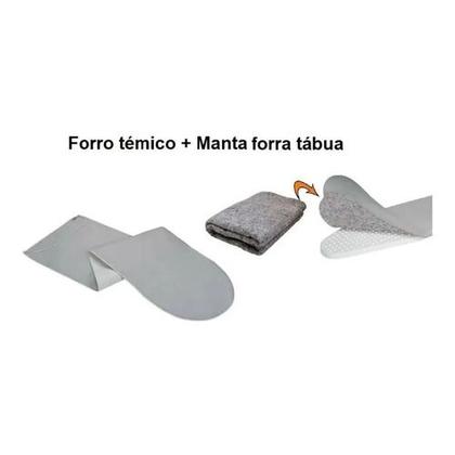 Imagem de Forro Capa + Manta Para Mesa De Passar Roupas Resistente