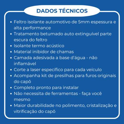 Imagem de Forro de capô Fiat Tempra 1991 a 1998 - Grud