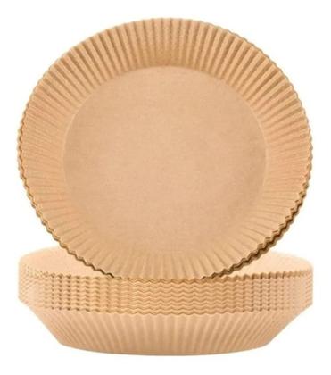Imagem de Forro De Papel Anti Gordura Para Airfryer Kit Com 50 Formas