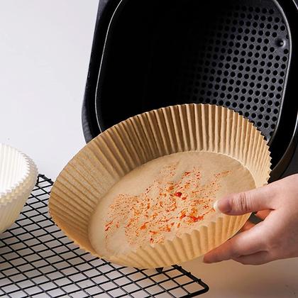 Imagem de Forro De Papel Descartável Especial Para Air Fryer Kit Com 100 - Unyhome