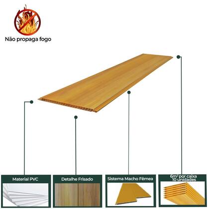 Imagem de Forro de PVC 8mm Liso 10 Un (6m²) Bariri - TK