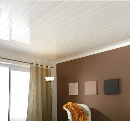 Imagem de Forro de PVC Double Frisado Plasbil Kit C/ 24 Réguas de 2,5m - 12 M²