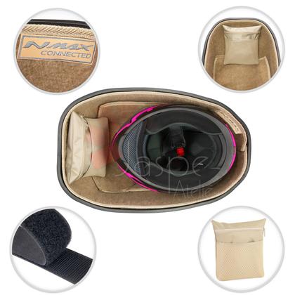 Imagem de Forro Nmax 2023 Connected Standard Bege + Guidão + 1 Antena