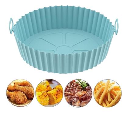 Forro P/ Air Fryer De Silicone Reutilizável Antiaderente Nf - Não informado Imagem de Forro P/ Air Fryer De Silicone Reutilizável Antiaderente Nf