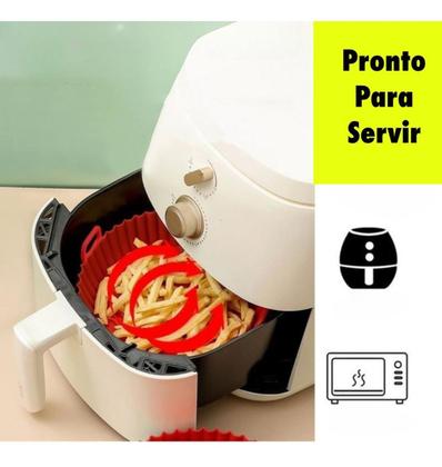 Forro P/ Air Fryer De Silicone Reutilizável Antiaderente Nf - Não informado Imagem de Forro P/ Air Fryer De Silicone Reutilizável Antiaderente Nf