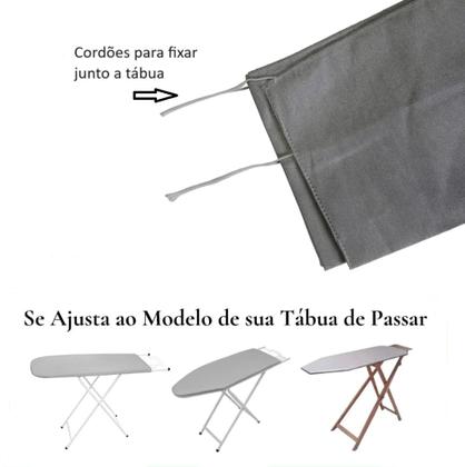Imagem de Forro Térmico Metalizado com Espuma para Tábua de Passar Roupas