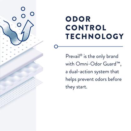 Imagem de Forros de calça Prevail Large Plus Elastic Leg 13x71 cm 96 ct