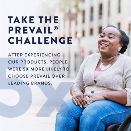 Imagem de Forros de calça Prevail Large Plus Elastic Leg 13x71 cm 96 ct