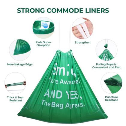 Imagem de Forros de cômoda AWohh, pacote com 120 almofadas absorventes universais