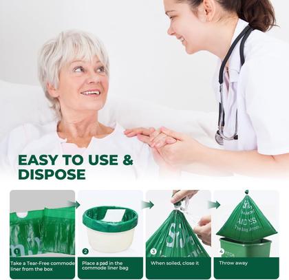 Imagem de Forros de cômoda AWohh, pacote com 120 almofadas absorventes universais