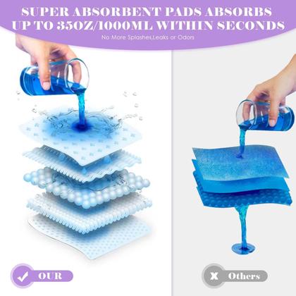 Imagem de Forros de cômoda Elzrghs com almofadas absorventes 100% perfumadas de lavanda