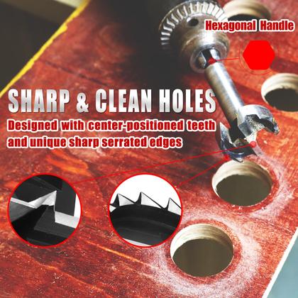 Imagem de Forstner Bit NICAVKIT 60mm para madeira, madeira compensada, plástico